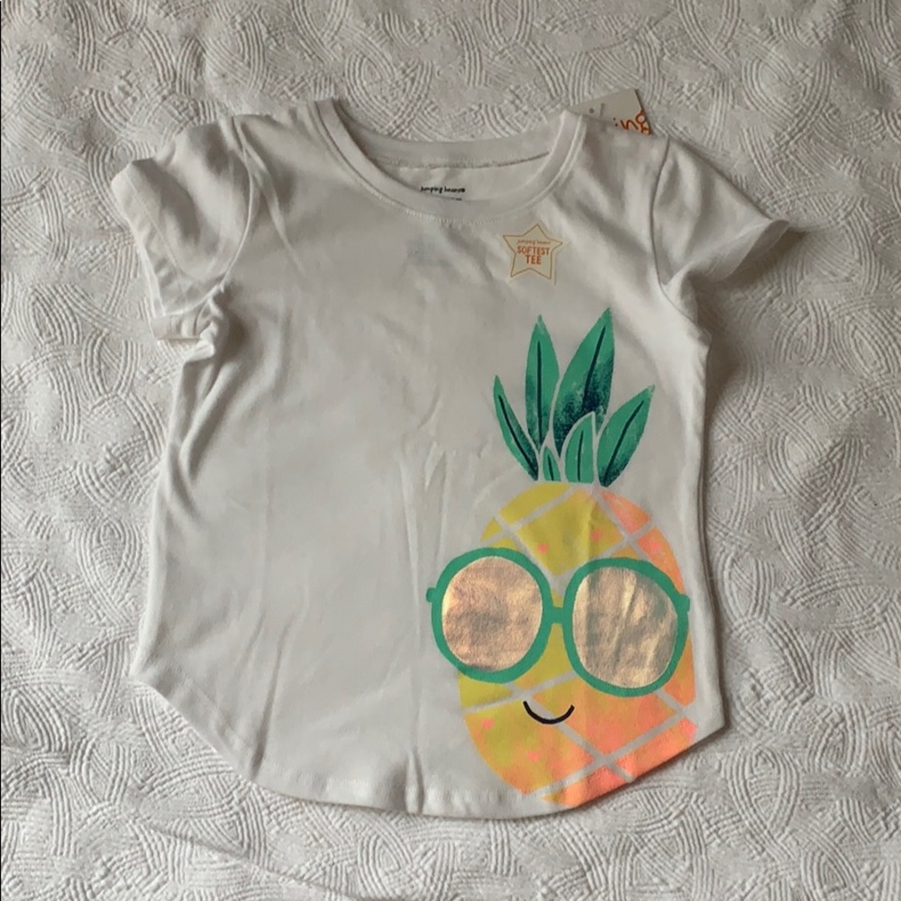 Girls pineapple tee shirt. Fun!